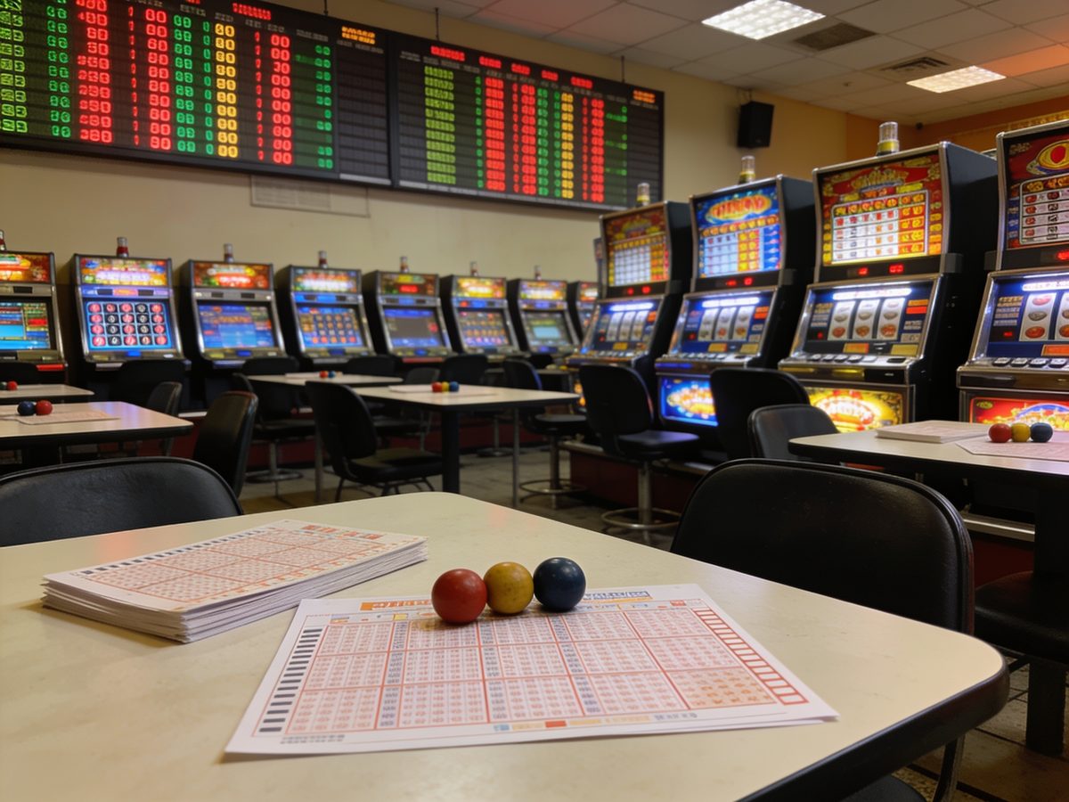 Imagen ilustrativa: la sala de juego de un bingo